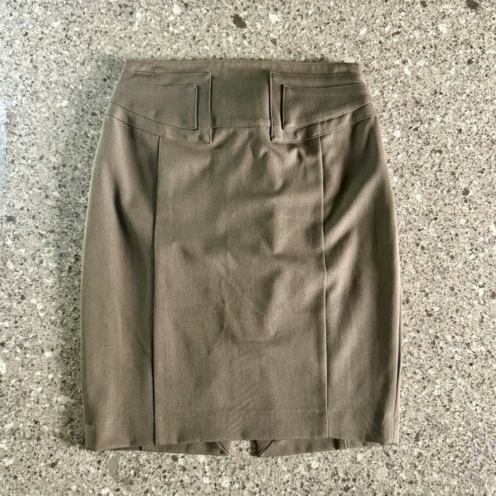 Express Brown Pencil Skirt (Size 0) 🟤✨